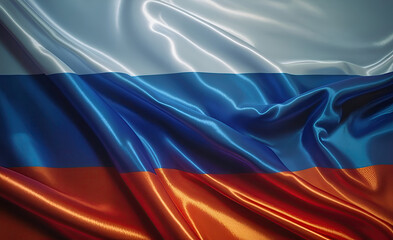 Russian flag for national Day or Independence Day of Russia
