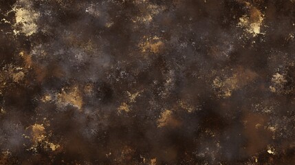 Obraz premium Abstract Dark Brown Gold Texture Background, Grunge Splatter Paint Design