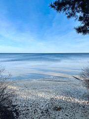 shore of the Kiev sea during the day