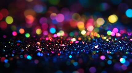 Naklejka premium A colorful background with many small dots of different colors