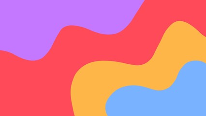 Elegant abstract background with bright colorful waves 