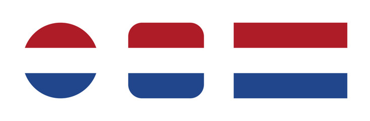 Netherlands flag icon set