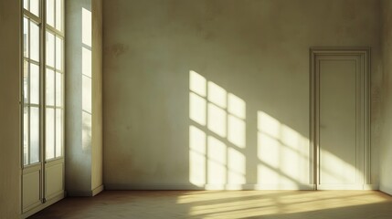 Obraz premium empty modern room with old wall 