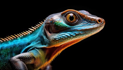 Fototapeta premium close up of iguana