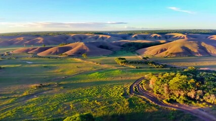 inspiring liberation quote over scenic African savanna or motivational words for freedom over African savanna or liberation message on tranquil African savanna