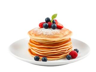 pancakes with berries