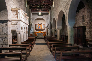 Madonna del Canneto Sanctuary. Roccavivara, Campobasso, Molise, Italy, Europe.