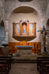 Madonna del Canneto Sanctuary. Roccavivara, Campobasso, Molise, Italy, Europe.