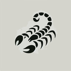 logo simple scorpion, vector, illustration