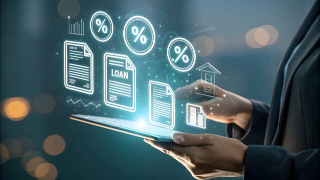 Digital Interaction with Financial Documents and Loan Information - Powered by Adobe