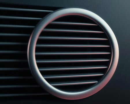 Detailed view of the cabin climate control sensors, maintaining optimal temperature and humidity levels for passengers