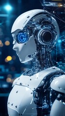 Futuristic Robot: AI's Mechanical Marvel