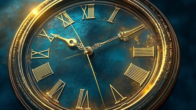 An analogue wall clock that rotates to show the hours