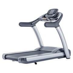 High tech treadmill with curved belt and touch screen for fitness enthusiasts