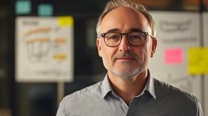 man with glasses