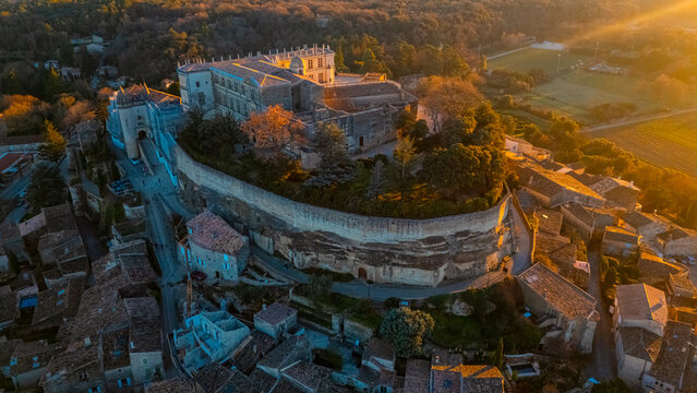 The Castle of Grignan in Dr&ocirc;me Proven&ccedil;ale, France.