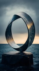 Surrealistyczne kształty w niezwykłych przestrzeniach: kolekcja przezroczystych kul i geometrycznych form w pustynnym oraz morskim otoczeniu, tworząca futurystyczną i artystyczną atmosferę