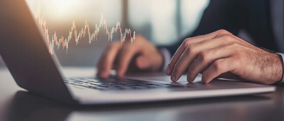 Analyzing Market Trends Office Chart Review Professional Environment Close-up Business Insights