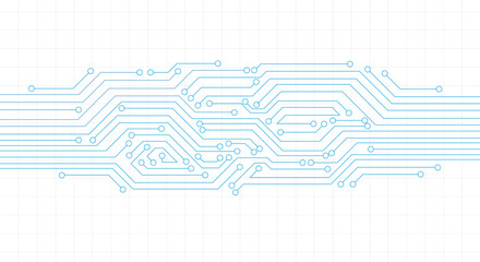 Circuit Board Technology Information Pattern Concept Vector Background stock illustration