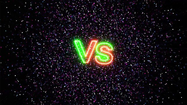 versus vs line speed neon animated versus vs line speed neon.
