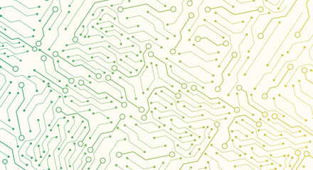 Electronics and computer technology concept. Chip and circuit board. Digital Technology Background. Vector illustration