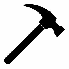 hammer on white