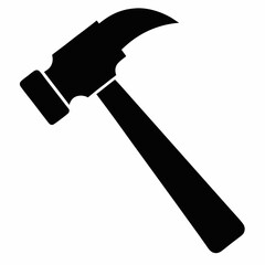 hammer on white