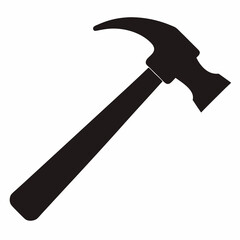 hammer on white