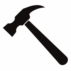 hammer on white