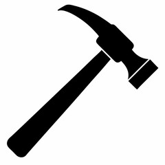 hammer on white