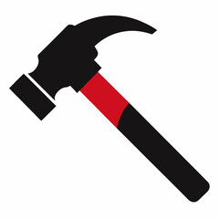 hammer on white