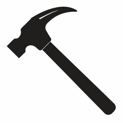 hammer on white