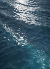 Naklejka premium Water-inspired abstract background with ripples and waves, wave patterns, serene scene