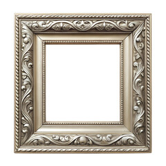 silver frame isolated on white background.png
