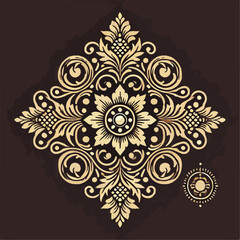 ornamental round lace ornament