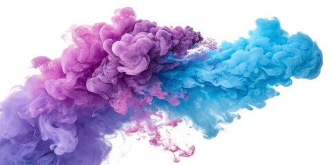 Fototapeta premium purple blue colors SPLASH