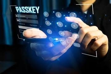 concept of using Passkey instead of a code set for maximum security Biometric Lock