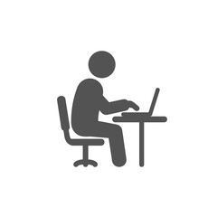 Minimalistic Flat vector Icons of Everyday Activities on White Background.