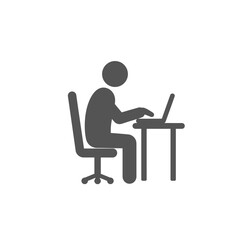 Minimalistic Flat vector Icons of Everyday Activities on White Background.