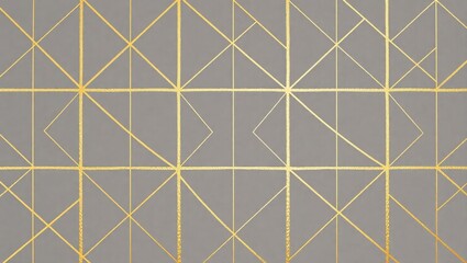 Geometric elegance on a subtle gray backdrop creates a stunning visual harmony in modern decor