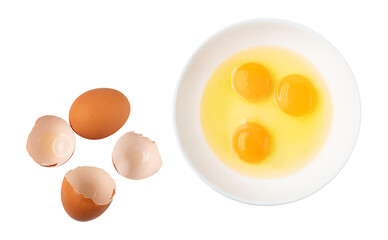 chicken egg on transparent background. png file