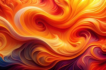 Obraz premium Panoramic Abstract Orange Background: Vibrant Gradient Texture for Design Projects