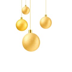 Flux Schnell Christmas balls gold vector set design Christmas