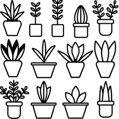 set of plants