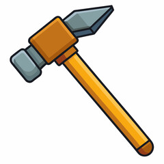 hammer isolated on white