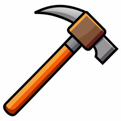 hammer isolated on white