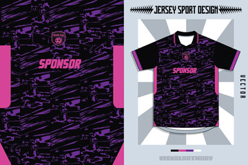 mockup jersey purple sport sublimation design soccer pattern running grunge