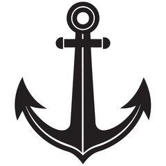 Ancor icon isolated on white background Vector illustration