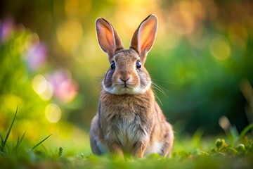 Obraz premium easter bunny in the grass
