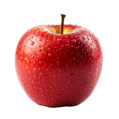 red apple isolated on white background
